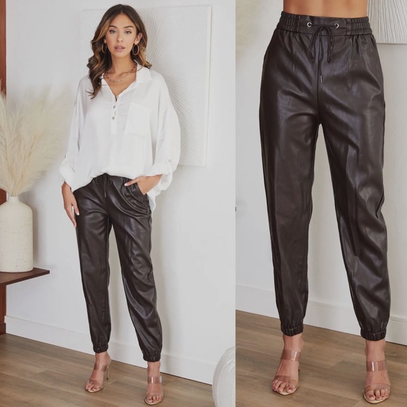 Venti6 Pants - Leather Pants